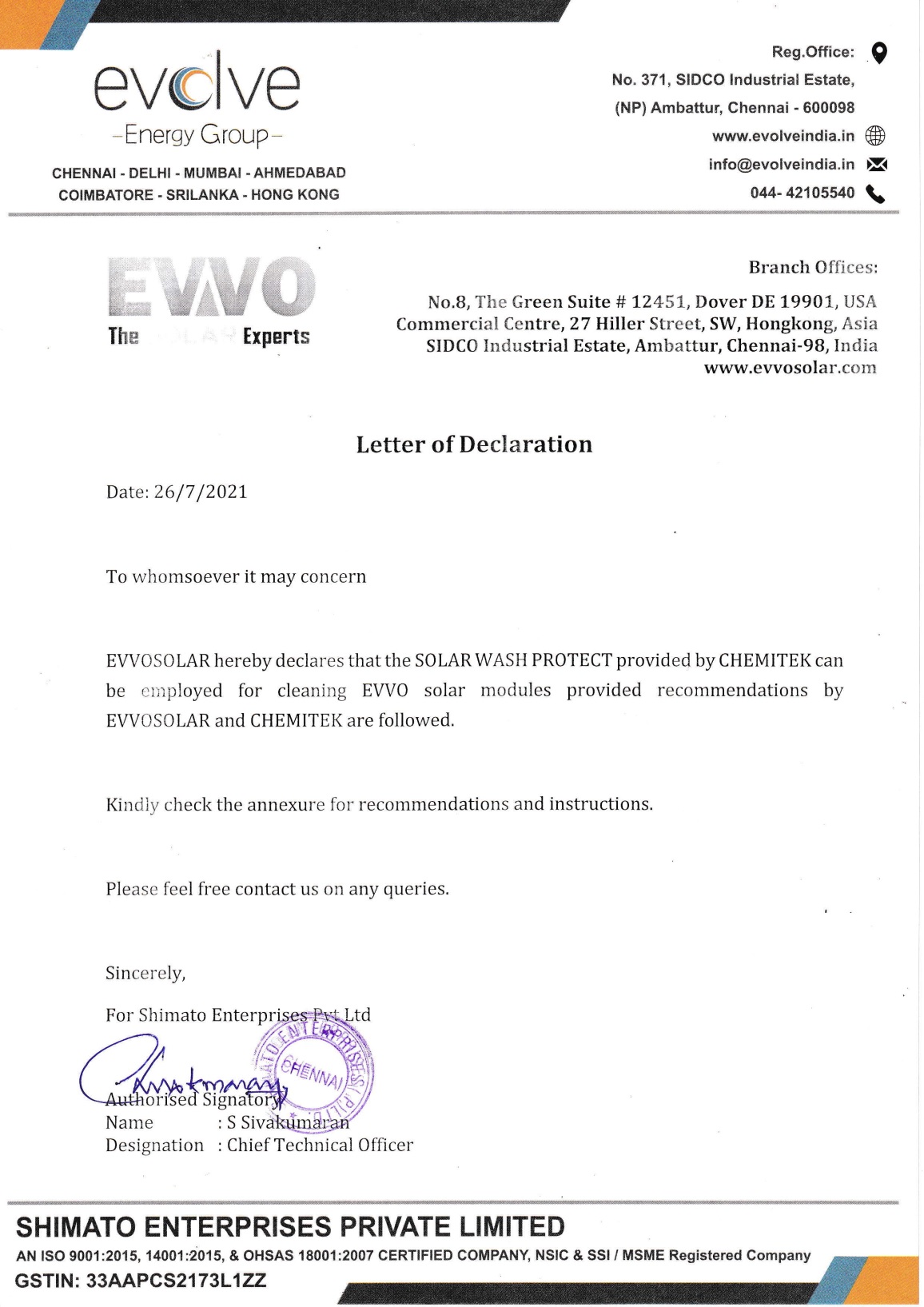 EVVOSolar_CHEMITEK_Statement for Cleaning Product_SWP (jpeg)